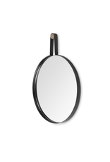 Collie Black Metal Framed Mirror