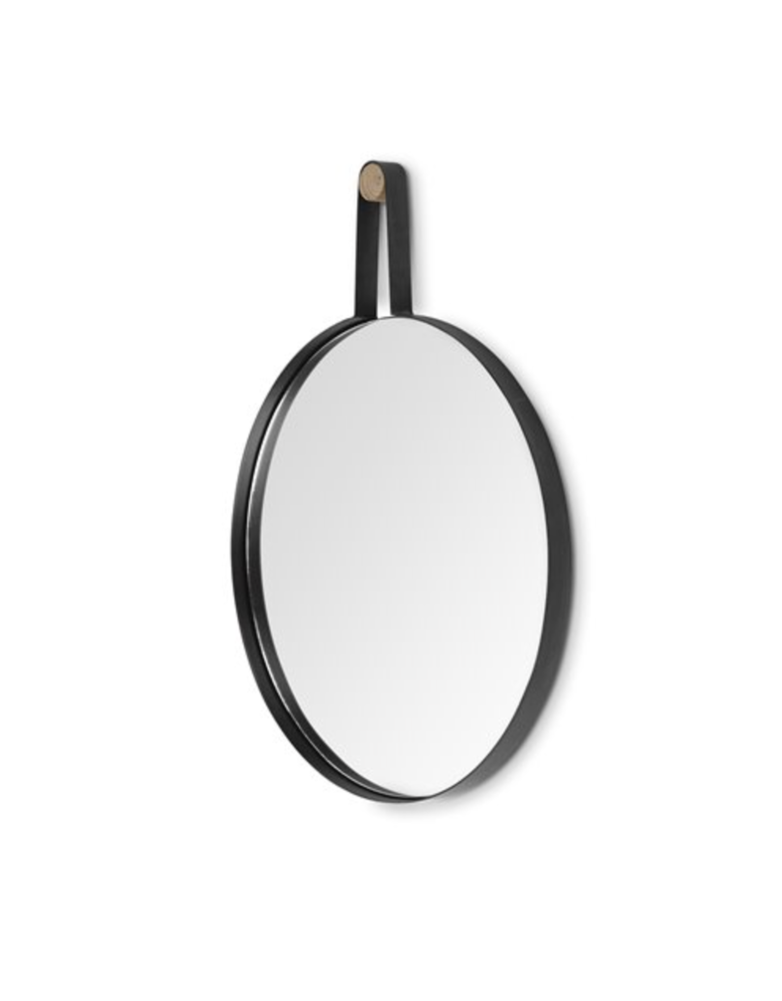 Collie Black Metal Framed Mirror