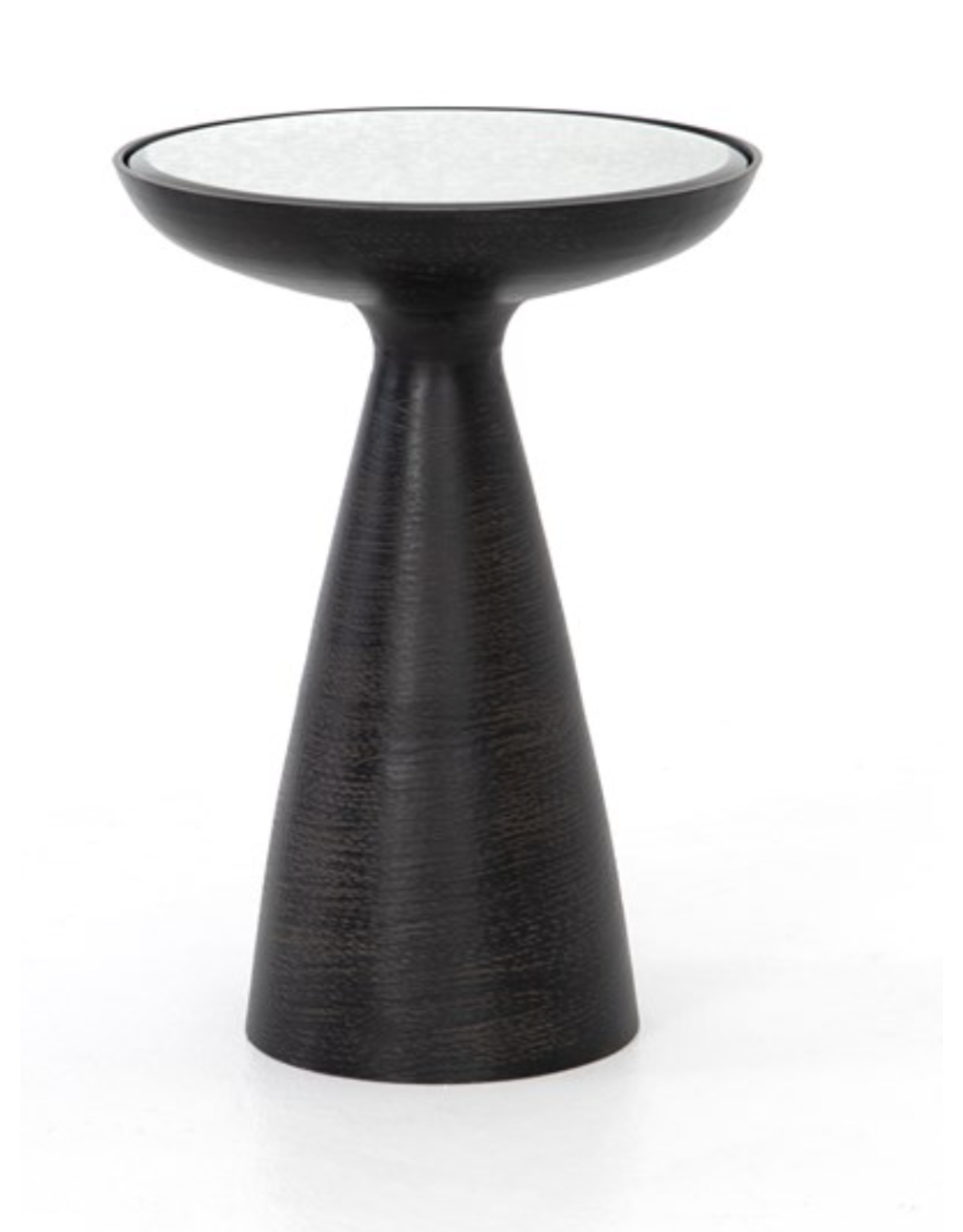 Marlow Mod Pedestal Table - Brushed Bronze