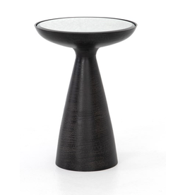 Marlow Mod Pedestal Table - Brushed Bronze