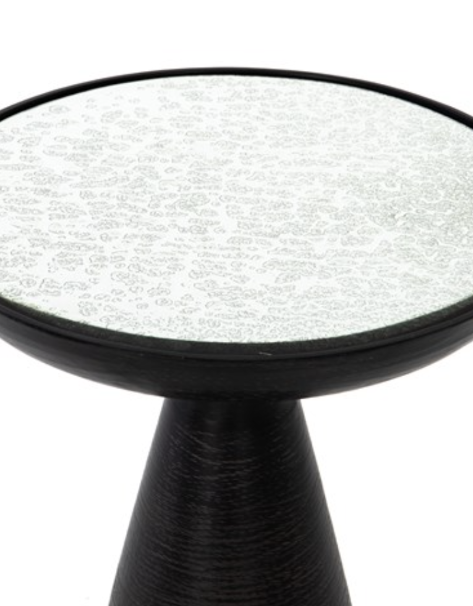 Marlow Mod Pedestal Table - Brushed Bronze