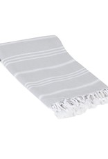 Bodrum Turkish Hand Towel  - Light Grey
