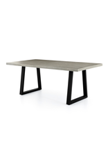 Cyrus Outdoor Dining Table-79"-Grey