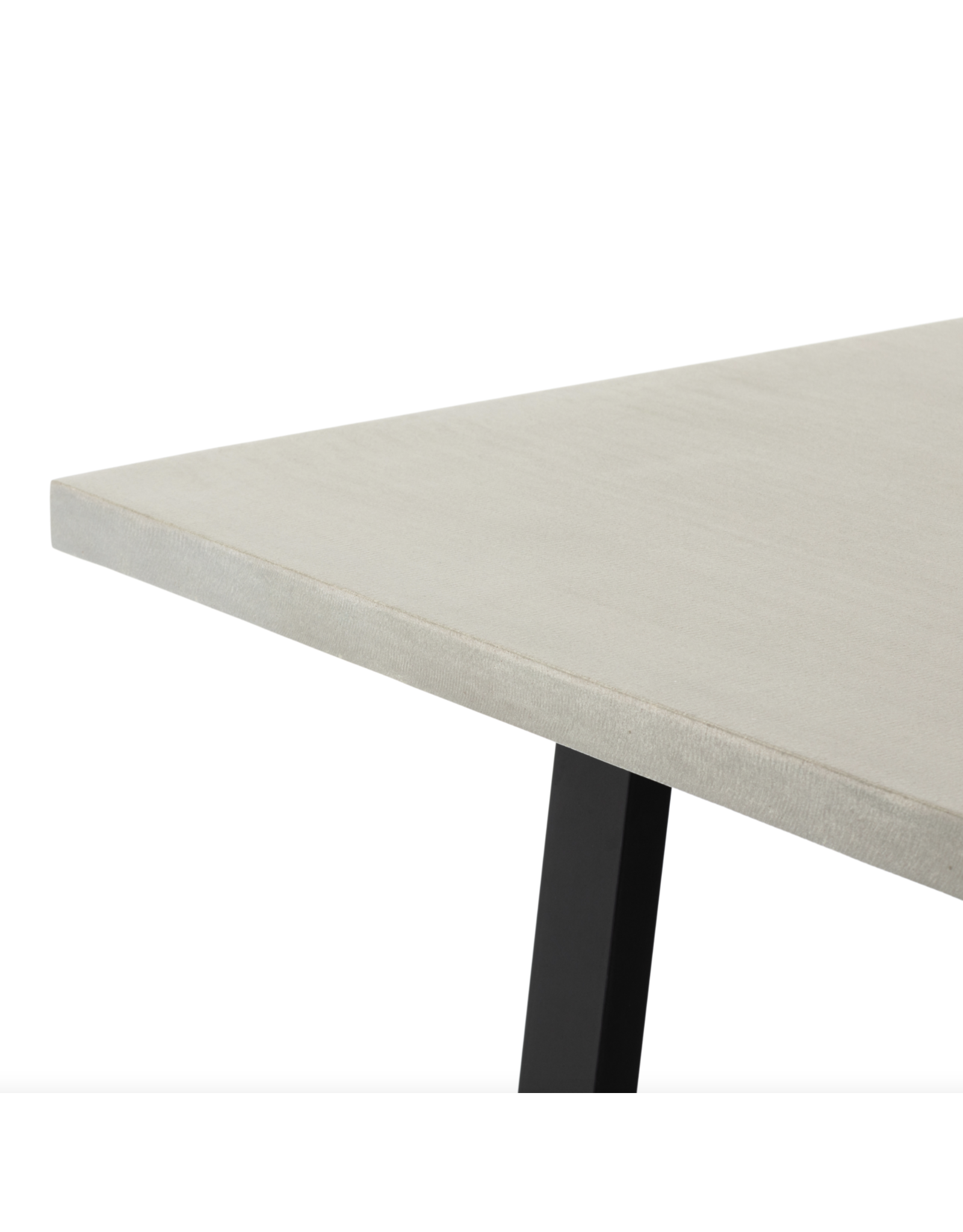 Cyrus Outdoor Dining Table-79"-Grey