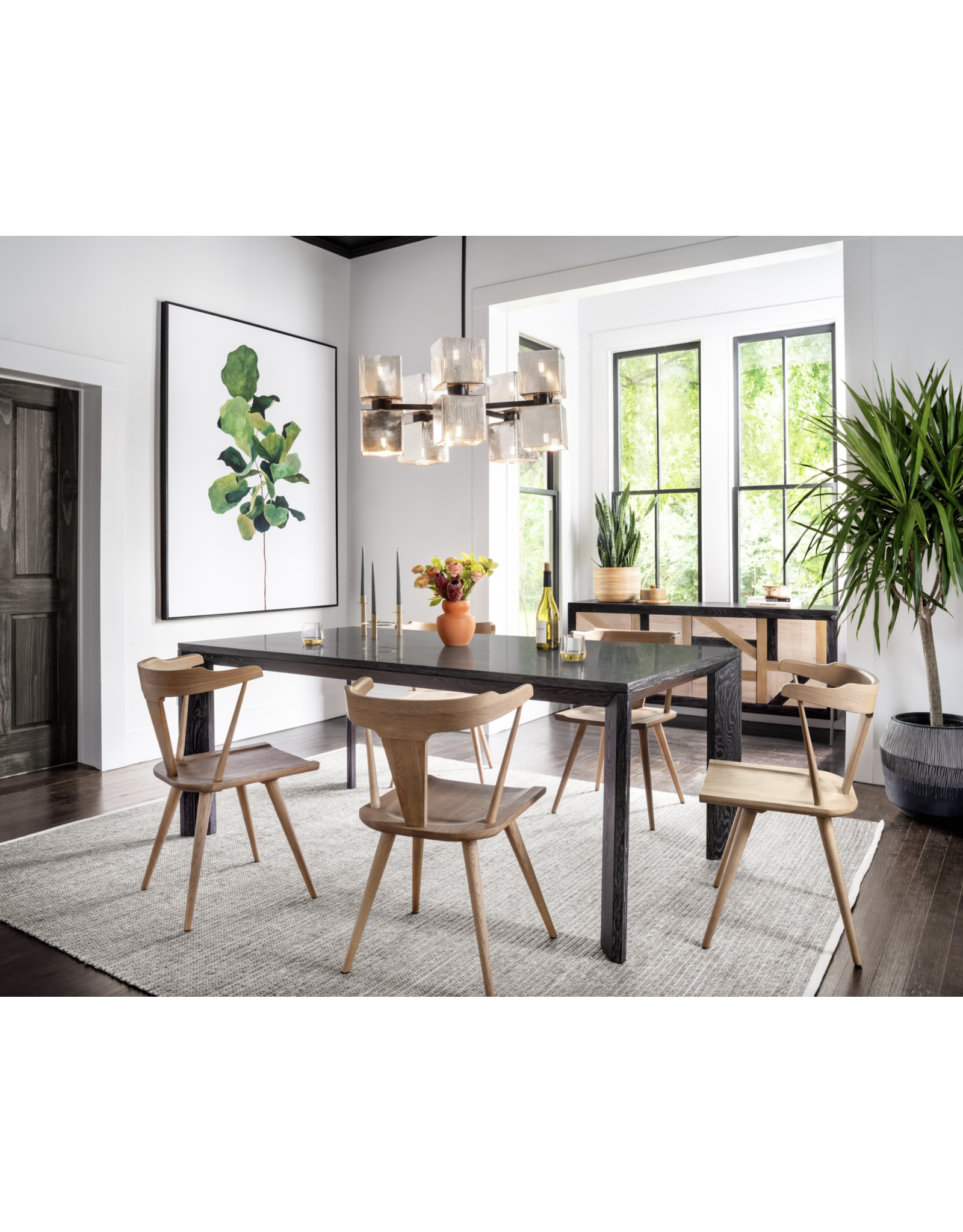 Conner Dining Table in Bluestone