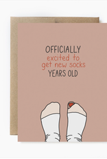 New Socks Birthday Card