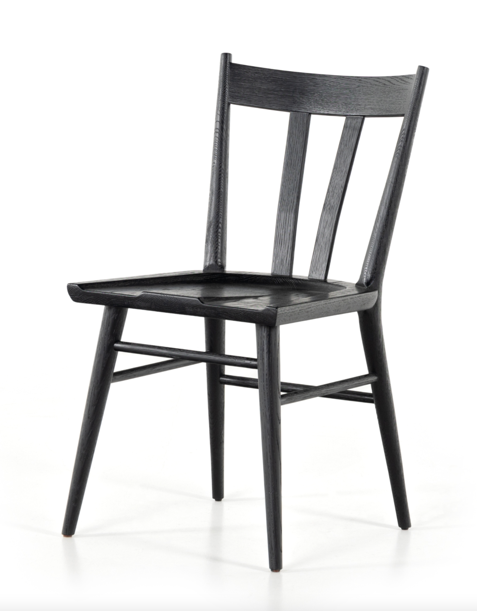 Gregory Dining Chair in Black Oak