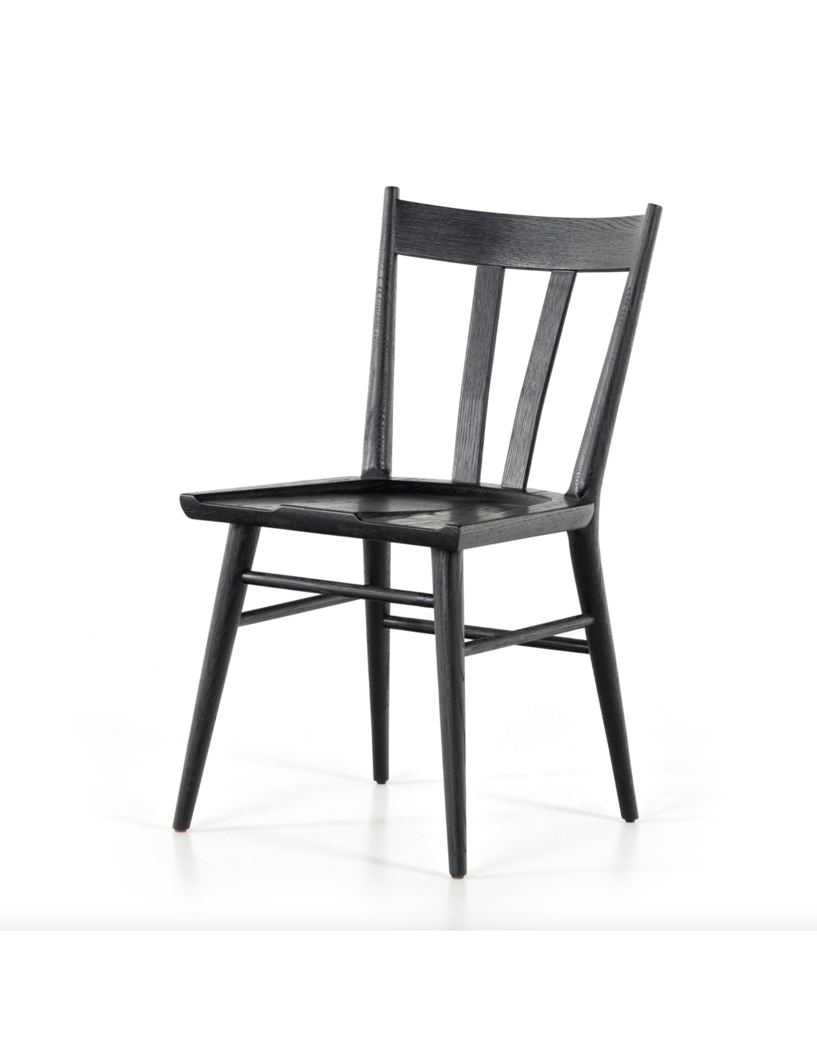 Gregory Dining Chair in Black Oak