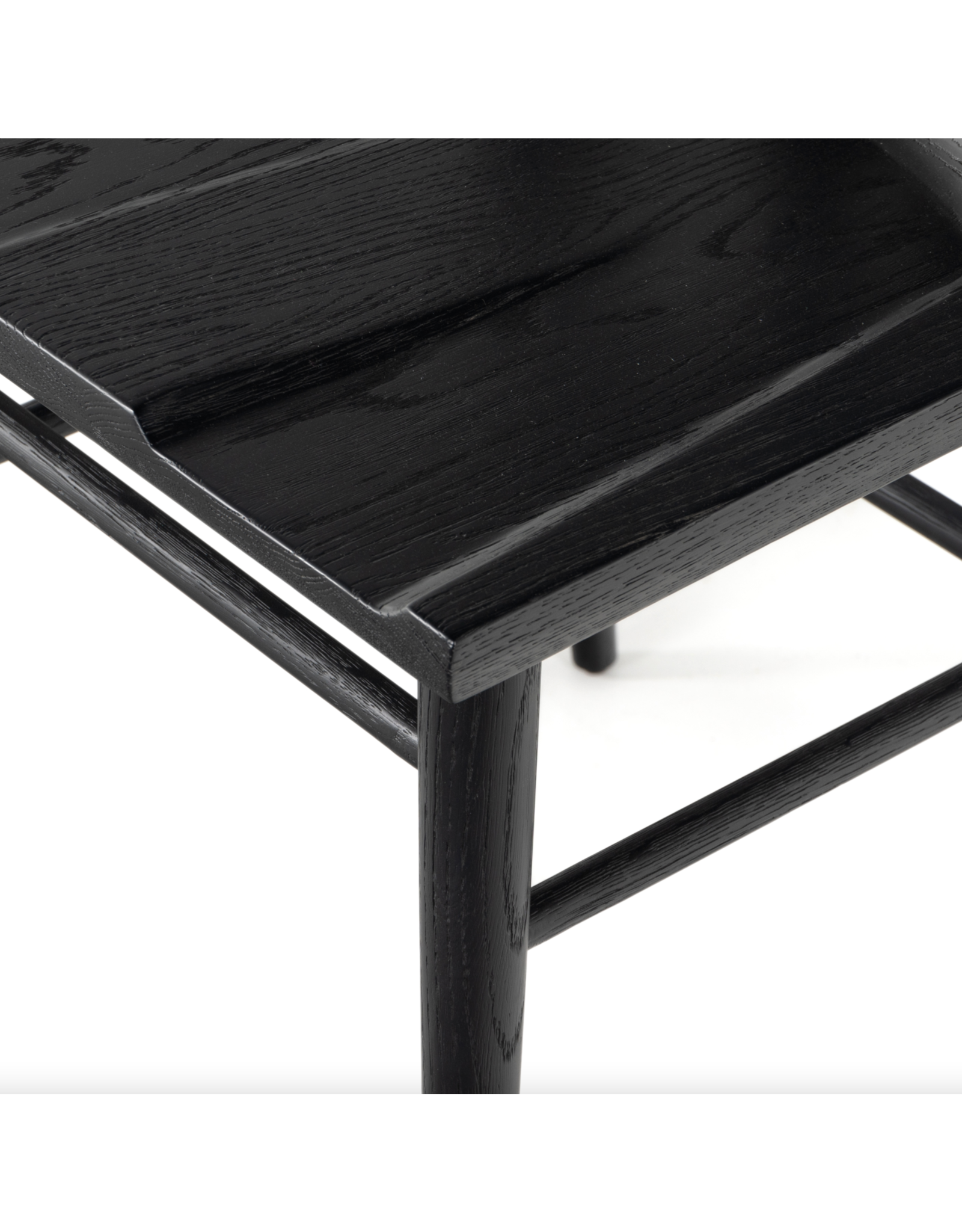 Gregory Dining Chair in Black Oak
