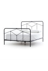 Casey Iron Queen Bed in Black