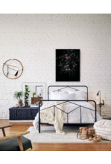 Casey Iron Queen Bed in Black
