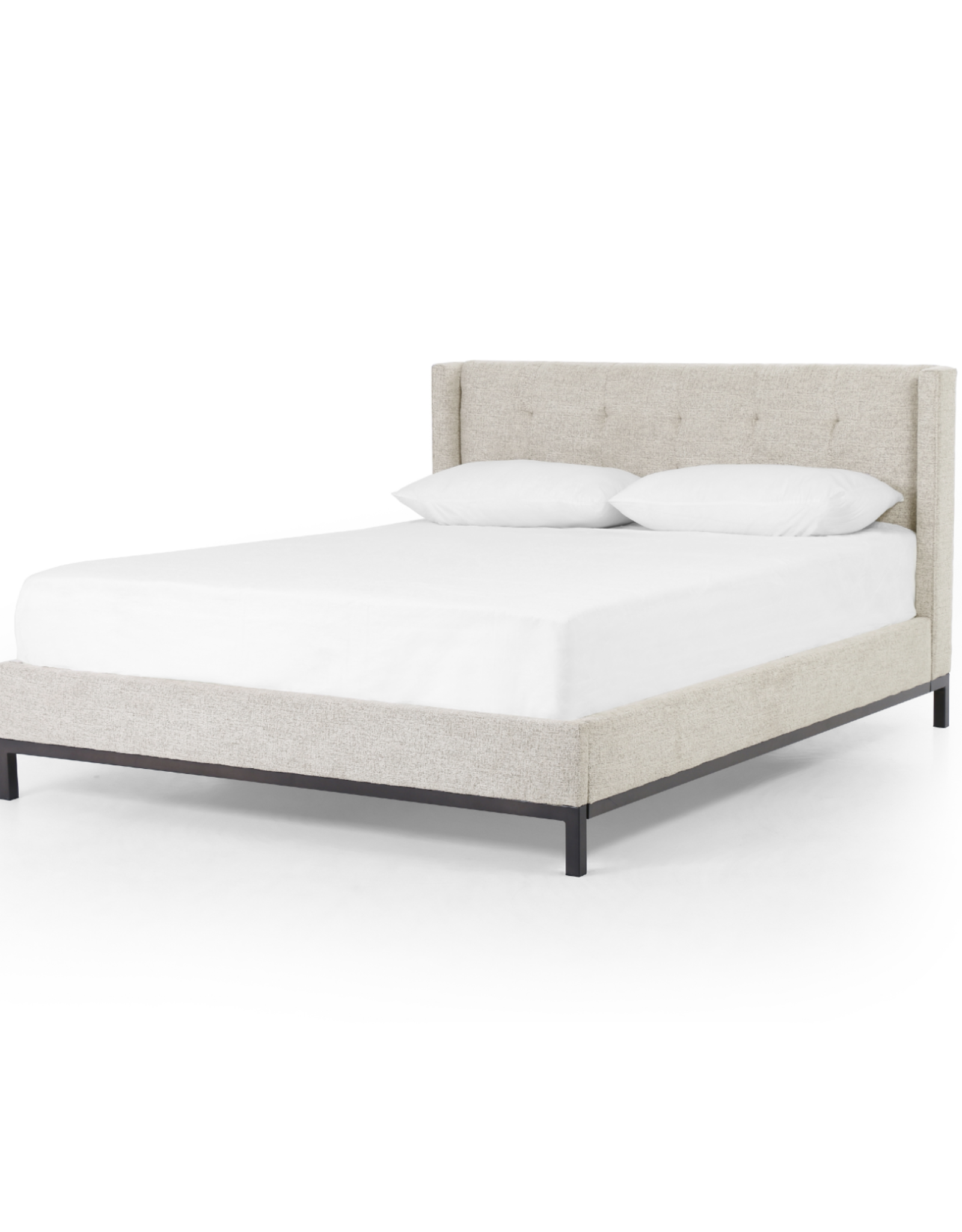 Newhall Bed in Plushtone Linen - Queen