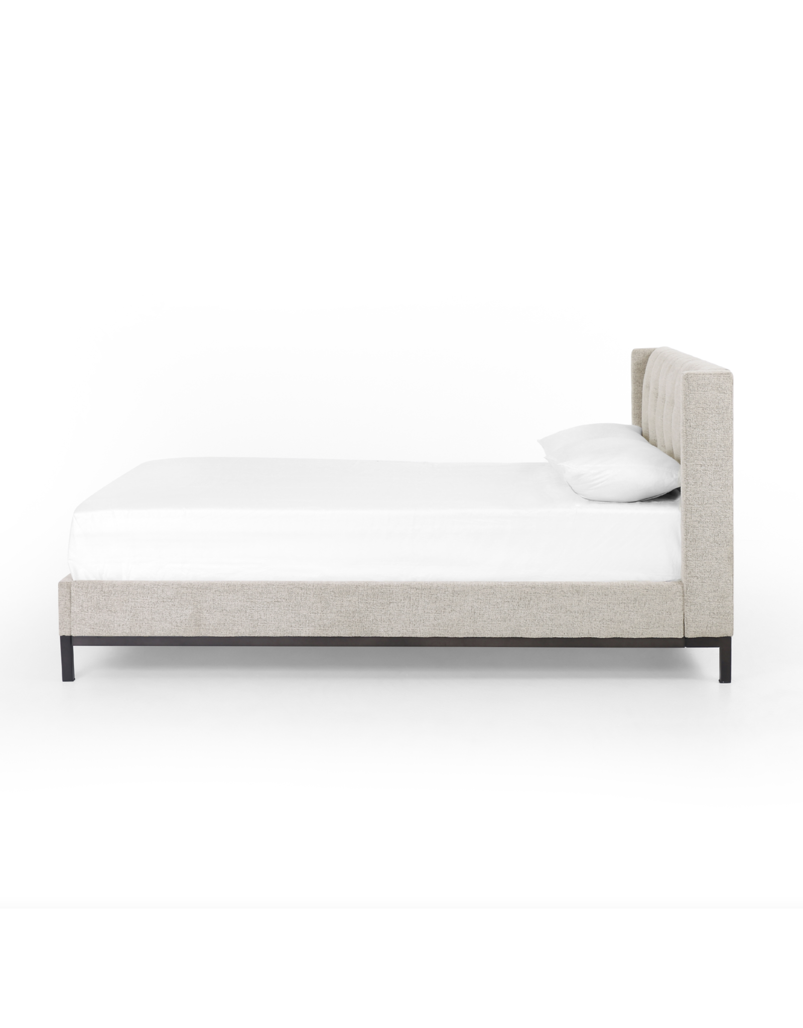 Newhall Bed in Plushtone Linen - Queen