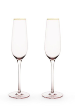 Rose Crystal Champagne Flute