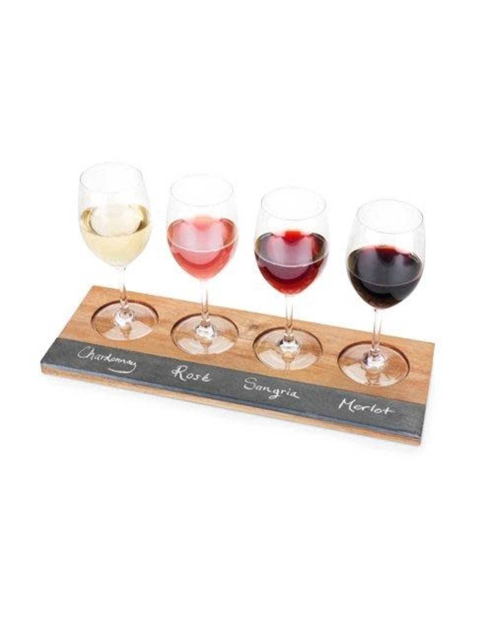 Acacia Wood Wine Flight Board
