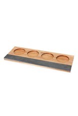 Acacia Wood Wine Flight Board