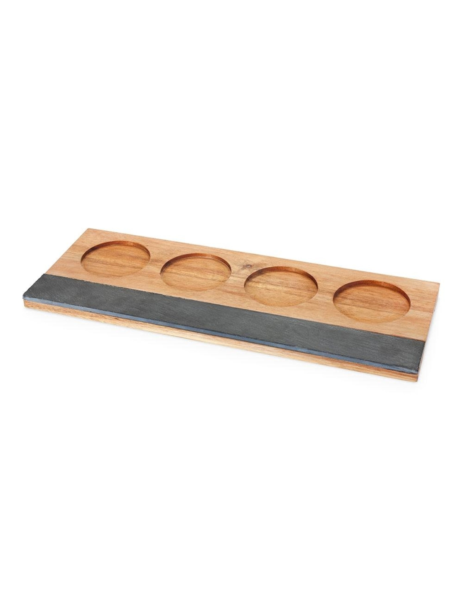 Acacia Wood Wine Flight Board