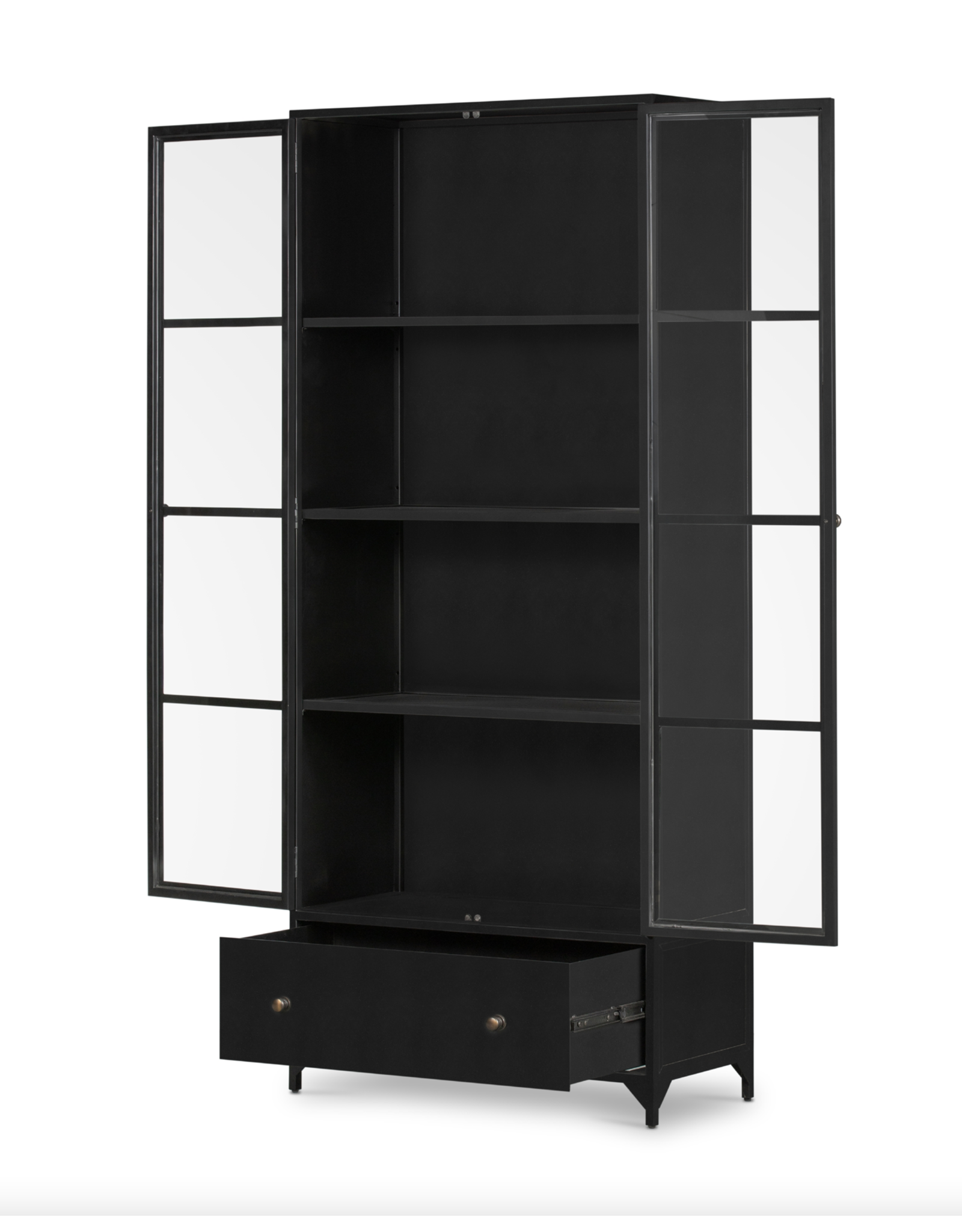 Shadow Box Cabinet in Black