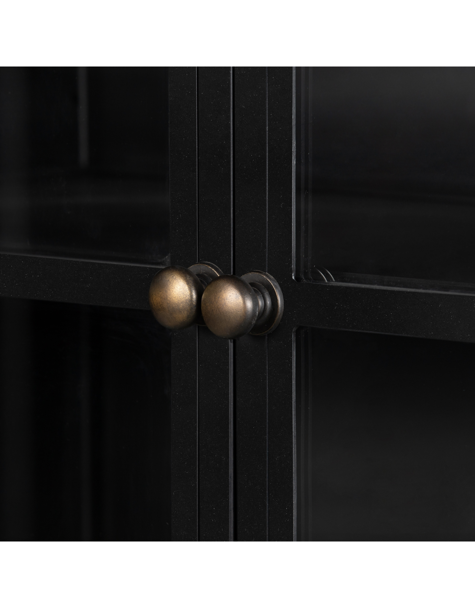 Shadow Box Cabinet in Black