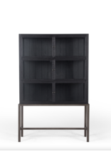 Spencer Curio Cabinet in Drifted Black