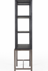 Spencer Curio Cabinet in Drifted Black