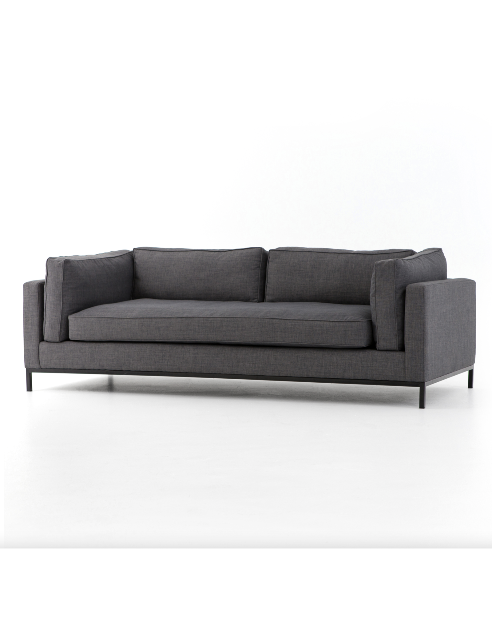 Grammercy Sofa in Bennett Charcoal-92"