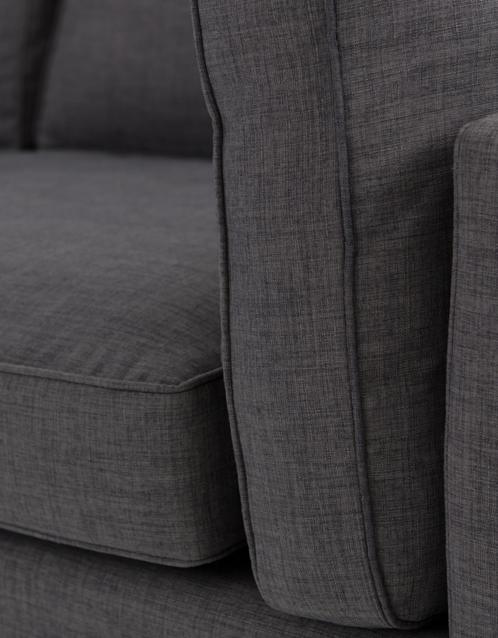 Grammercy Sofa in Bennett Charcoal-92"