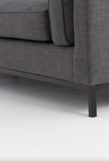 Grammercy Sofa in Bennett Charcoal-92"