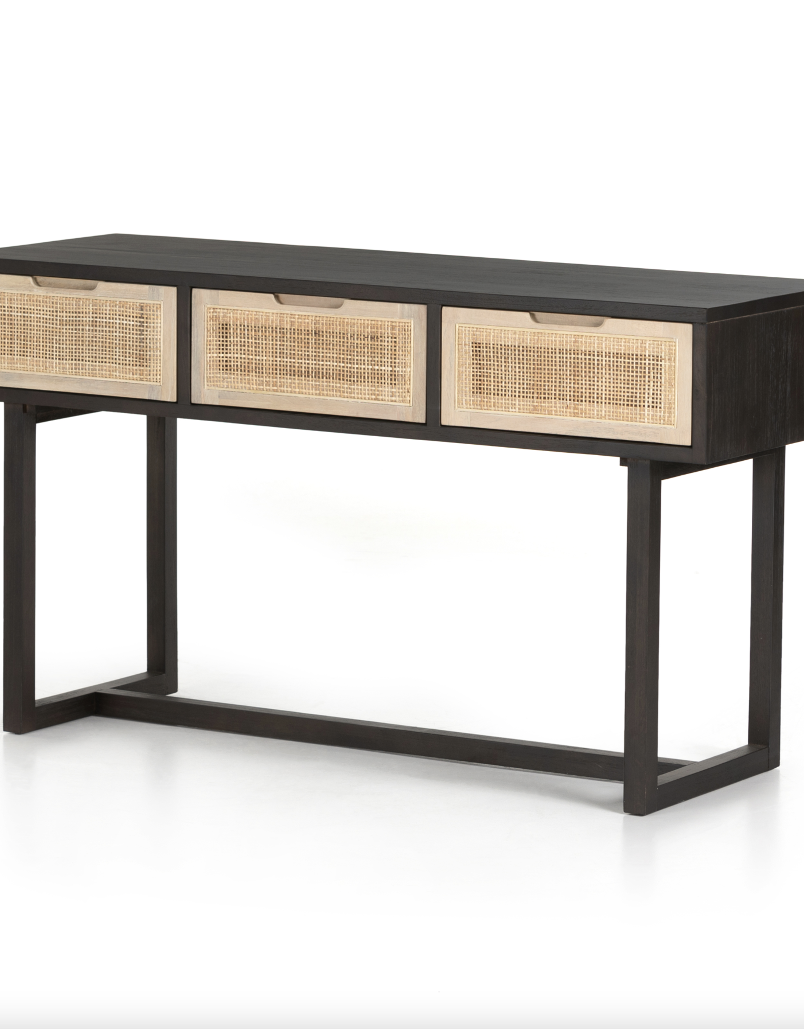 Clarita Console Table in Black Mango