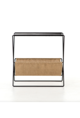 Monarch Magazine Rack in Distressed Black