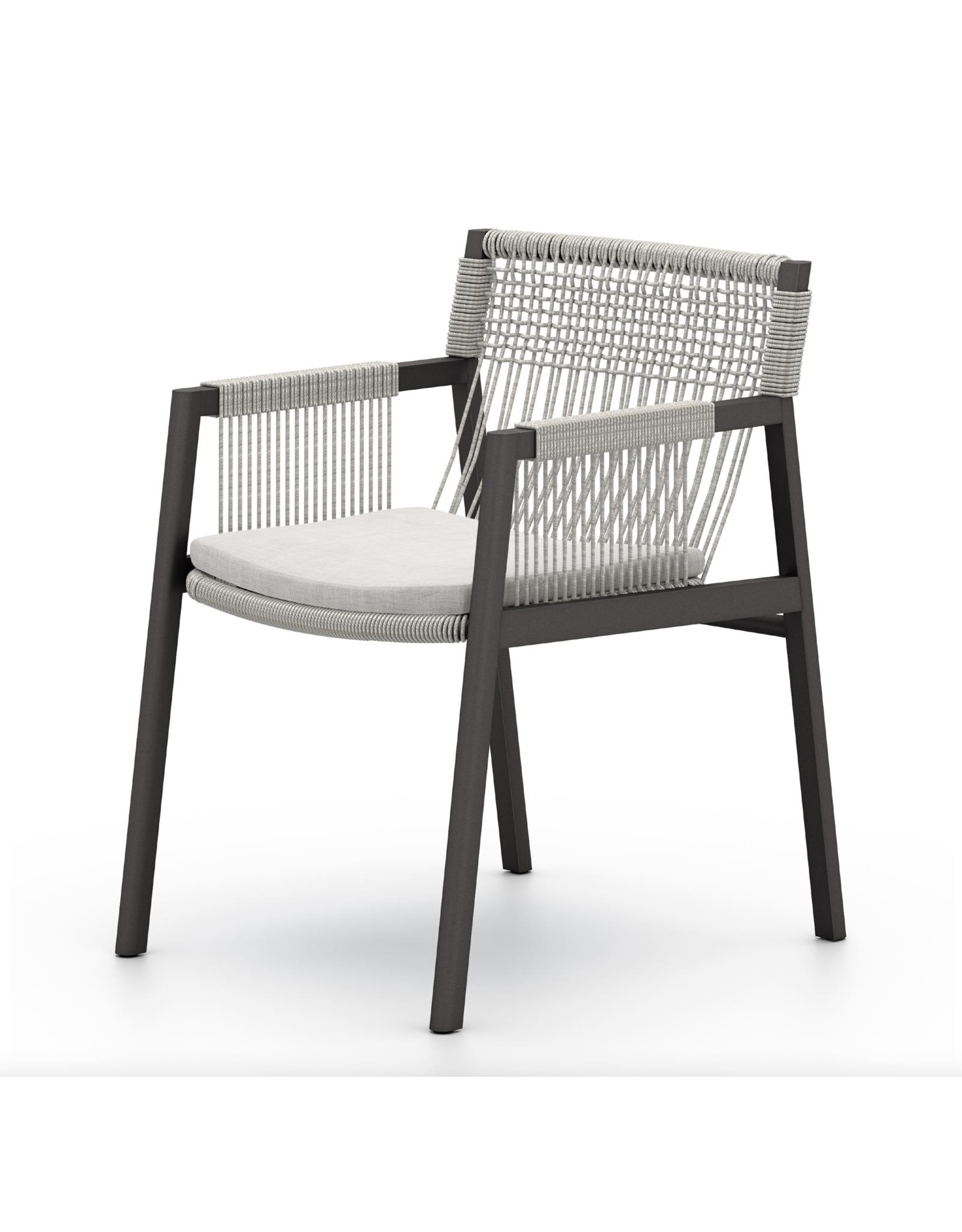 Shuman Outdoor Dining Chair in Stone Grey
