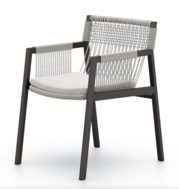 Shuman Outdoor Dining Chair in Stone Grey