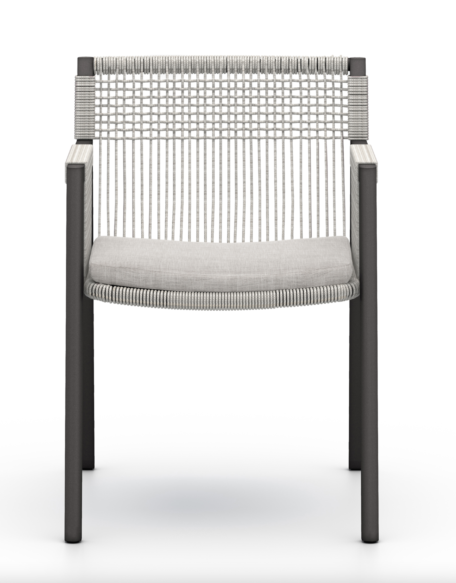 Shuman Outdoor Dining Chair in Stone Grey