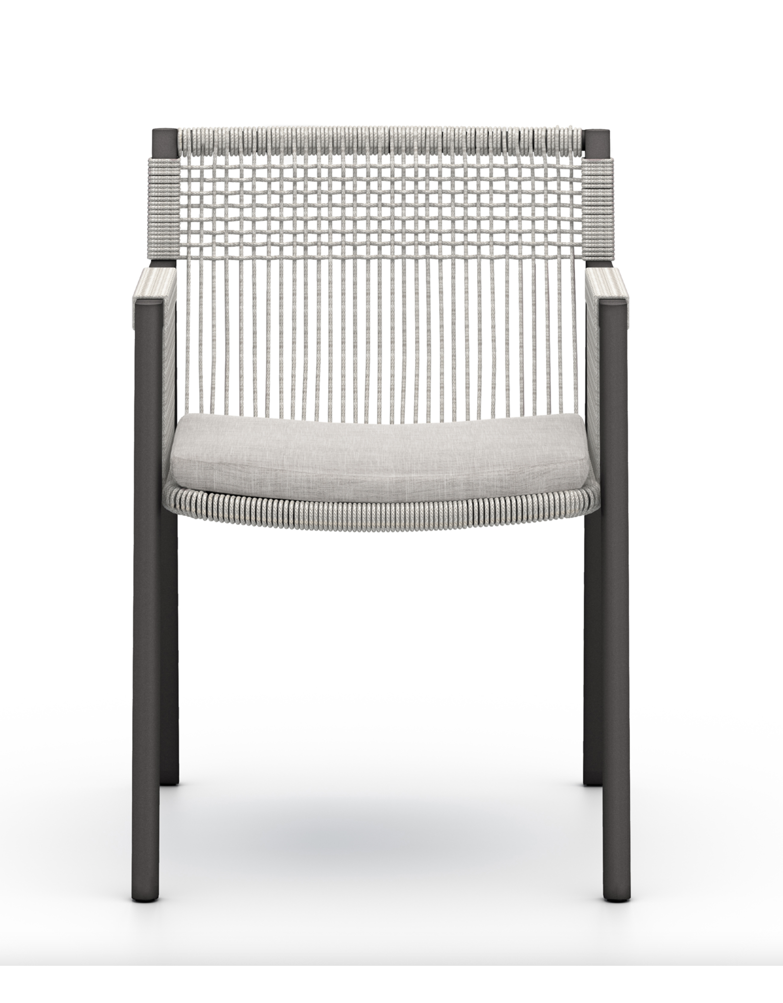 Shuman Outdoor Dining Chair in Stone Grey