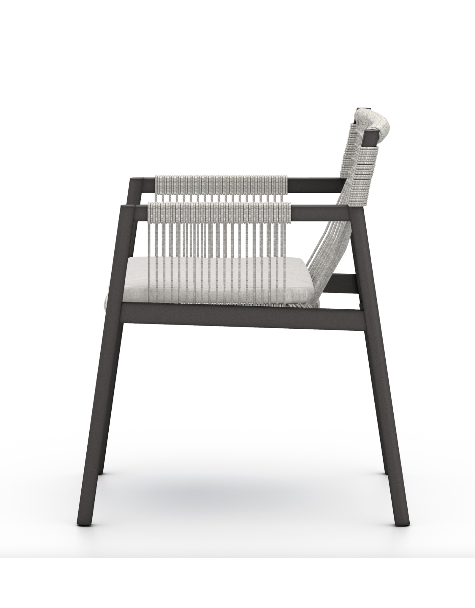 Shuman Outdoor Dining Chair in Stone Grey