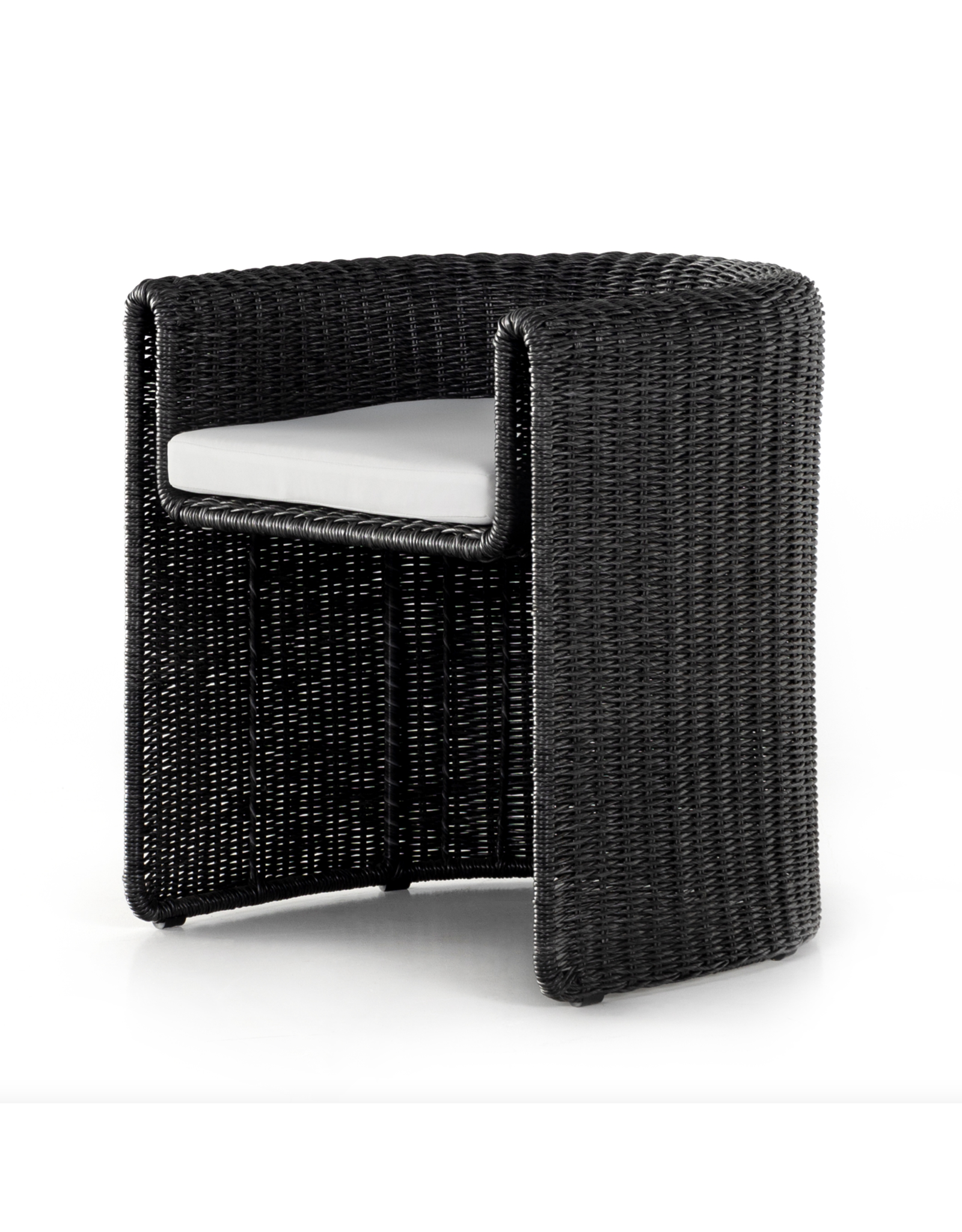 Tucson Outdoor Dining Armchair in Vintage Coal