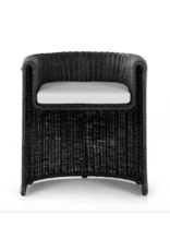 Tucson Outdoor Dining Armchair in Vintage Coal