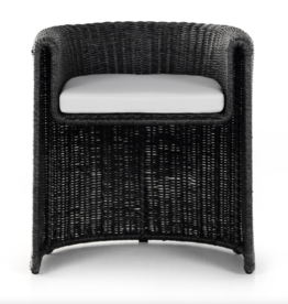 Tucson Outdoor Dining Armchair in Vintage Coal