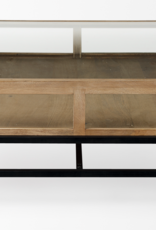 Arelius Square Display Coffee Table in Light Oak