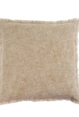 Selena Linen Pillow, Natural 20 x 20