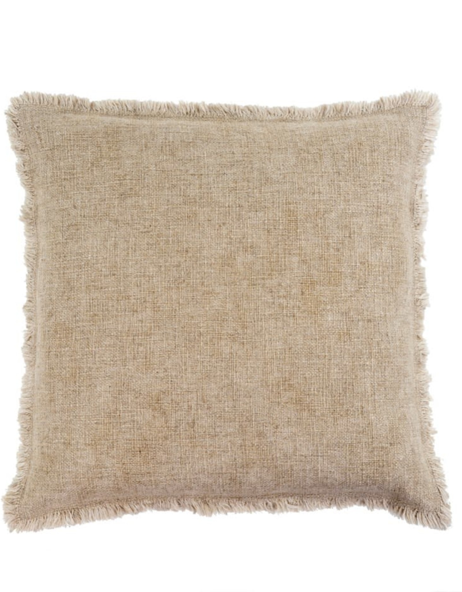 Selena Linen Pillow, Natural 20 x 20