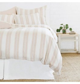 Carter Ivory/Amber Queen Duvet Cover