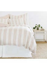 Carter Ivory/Amber Queen Duvet Cover