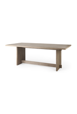 Aida Dining Table in Light Grey Wood