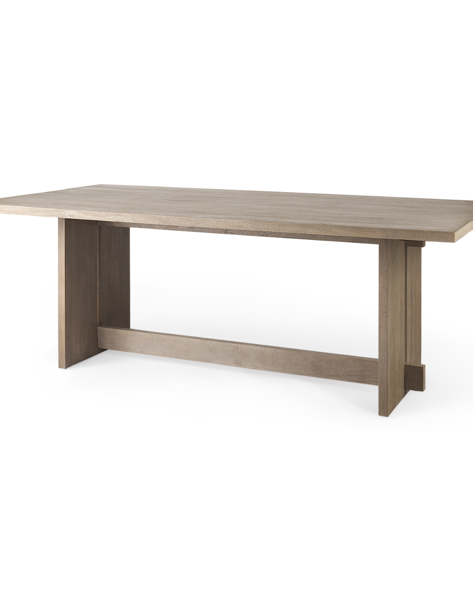 Aida Dining Table in Light Grey Wood