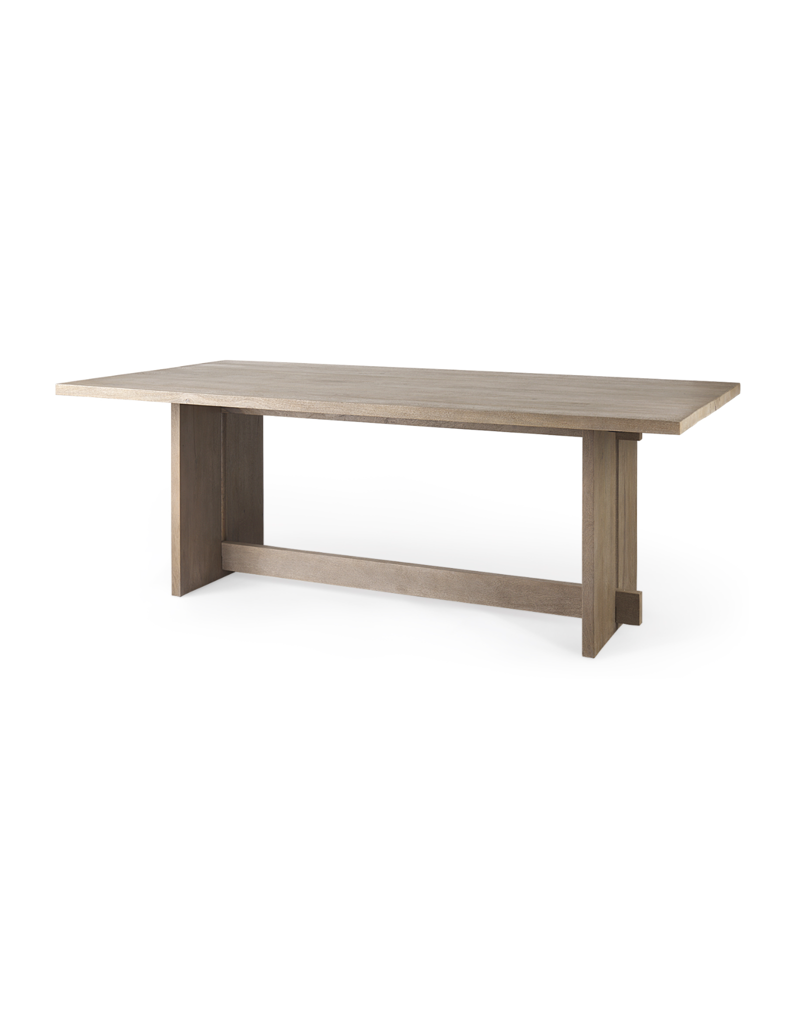 Aida Dining Table in Light Grey Wood