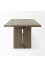 Aida Dining Table in Light Grey Wood