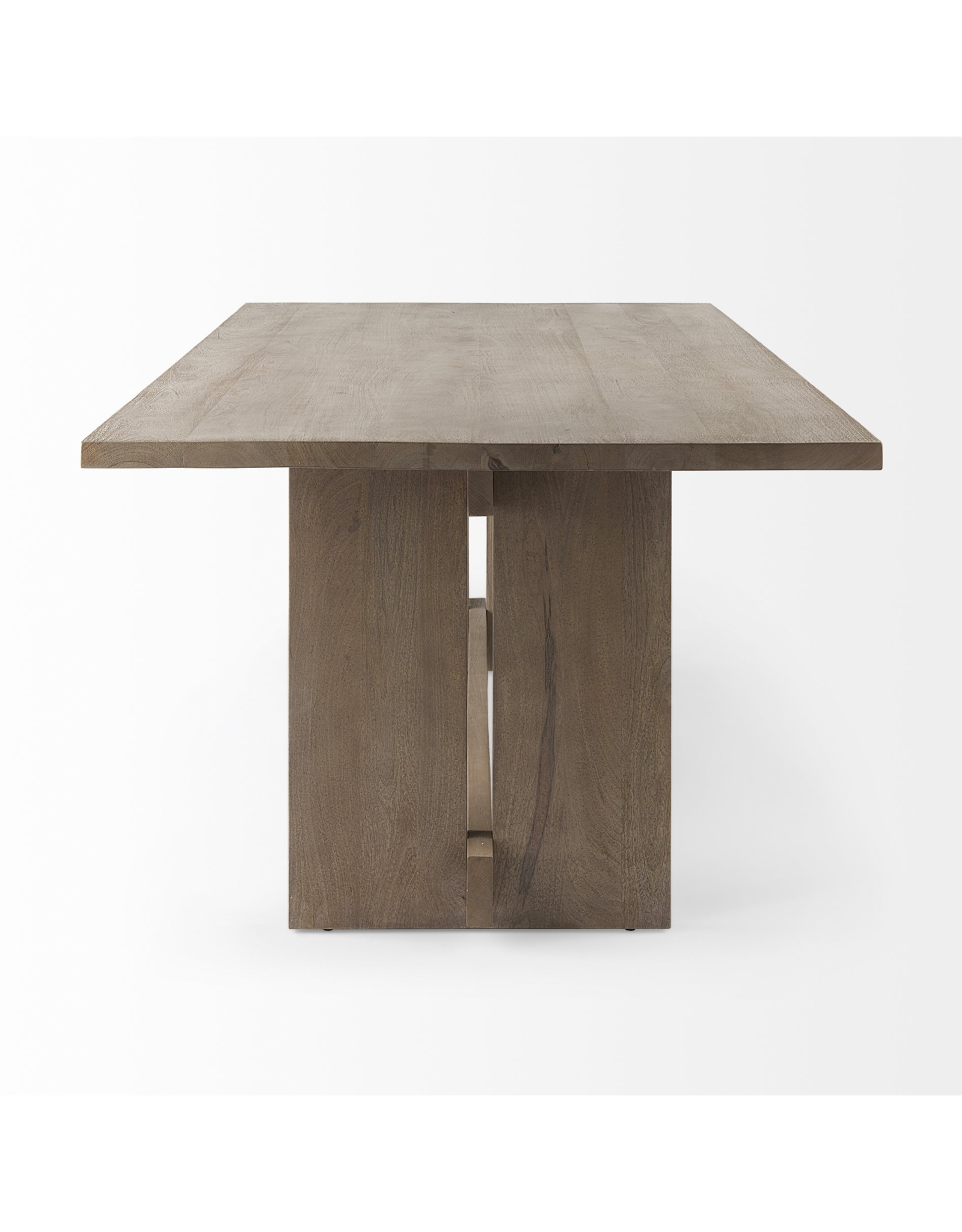 Aida Dining Table in Light Grey Wood