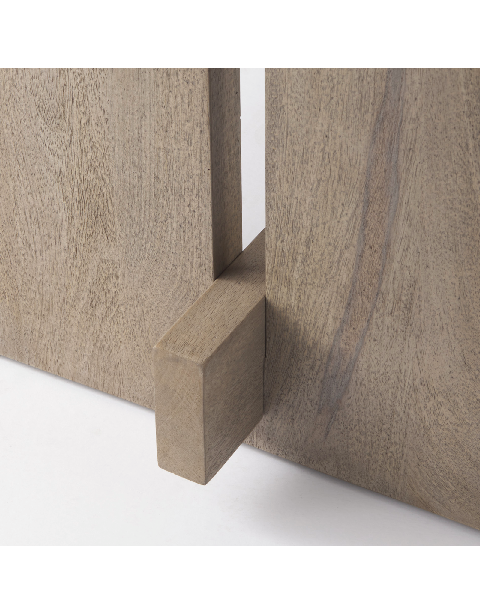 Aida Dining Table in Light Grey Wood