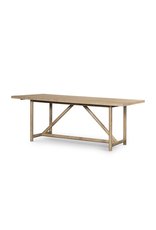 Mika Dining Table in Whitewashed Oak Veneer